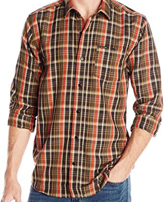 Camisa VOLCOM de Manga larga Hombre FLANAL CUADROS BARTLETT LS Ref. A0531505 Cuadros marrones