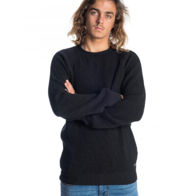 Jersei punto RIP CURL hombre cuello redondo Raglan's Crew Dark Forest casual Suéter Ref. CSWDR4 verde oscuro