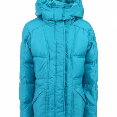 Chaqueta plumón ROXY niña con capucha Jacke Contagious BLUE (BRW0) Ref. ERGJK03008 Liso azul turquesa