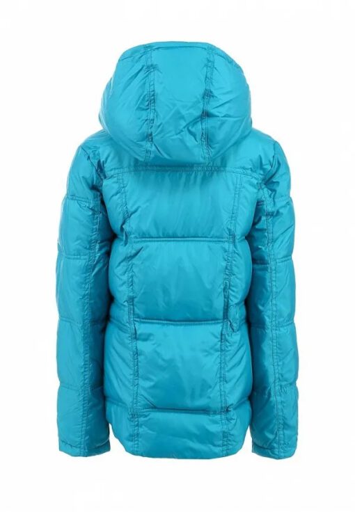 Chaqueta plumón ROXY niña con capucha Jacke Contagious BLUE (BRW0) Ref. ERGJK03008 Liso azul turquesa