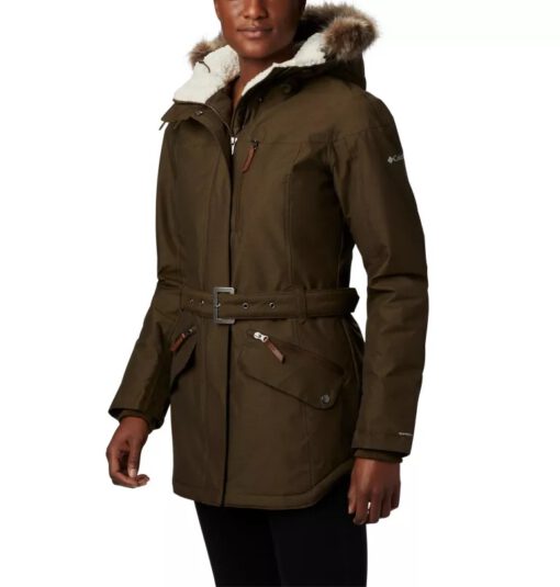 Chaqueta COLUMBIA con capucha y aislamiento para Mujer cálida Carson Pass™ Olive Green Ref. 1515501319 verde oliva