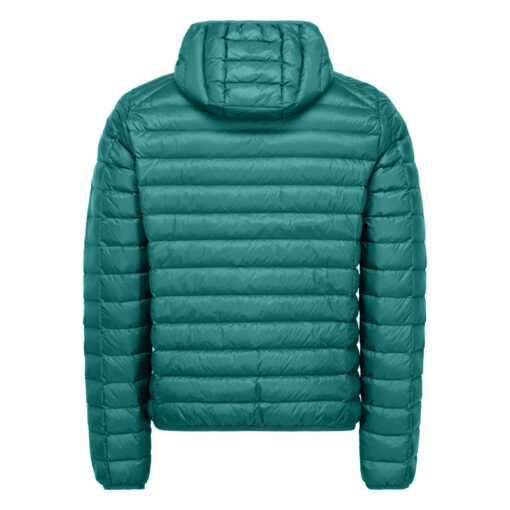 Chaqueta con capucha Jott de plumas pato Hombre NICO Lagon 4900/107 BASIC Justoverthetop Verde agua