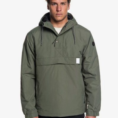 Chaqueta invierno QUIKSILVER hombre Anorak resistente al agua con capucha Tazawa (CQY0) Ref. EQYJK03432 verde caqui