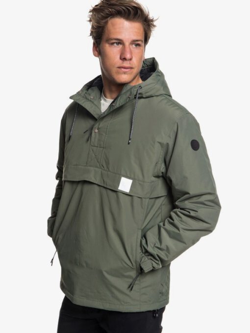 Chaqueta invierno QUIKSILVER hombre Anorak resistente al agua con capucha Tazawa (CQY0) Ref. EQYJK03432 verde caqui