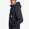 Chaqueta invierno QUIKSILVER hombre Anorak resistente al agua con capucha Tazawa (KVJ2) Ref. EQYJK03432 negro