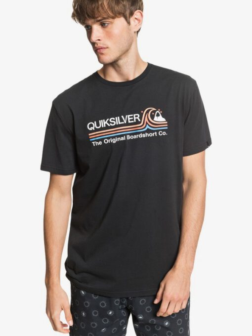 Camiseta Hombre QUIKSILVER manga corta Stone Cold Classic BLACK (kvd0) Ref. EQYZT05748 negra logo pecho