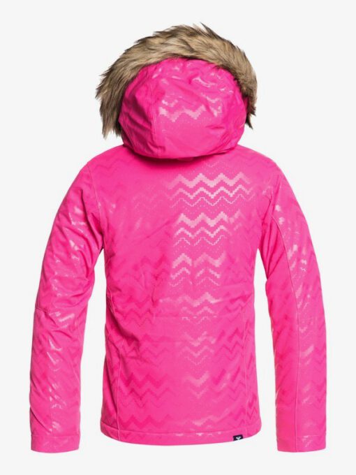 Chaqueta esquí ROXY niña con capucha pelo sintético Jet Ski BEETROOT PINK AZTECSPIRITEMBOS (mml3) Ref. ERGTJ03079 Fucsia