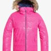 Chaqueta esquí ROXY niña con capucha pelo sintético Jet Ski BEETROOT PINK AZTECSPIRITEMBOS (mml3) Ref. ERGTJ03079 Fucsia