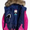 Chaqueta esquí ROXY niña con capucha pelo sintético Jet Ski BEETROOT PINK AZTECSPIRITEMBOS (mml3) Ref. ERGTJ03079 Fucsia