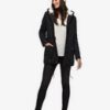 Chaqueta ROXY de punto con capucha para Muje Into The Storm CHARCOAL HEATHER (kpgh) Ref. ERJFT03611 Gris oscuro