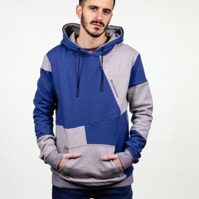 Sudadera Hydroponic hombre con capucha GOLD HD Navy Heather Grey Ref. 20548 marino y gris jaspeado