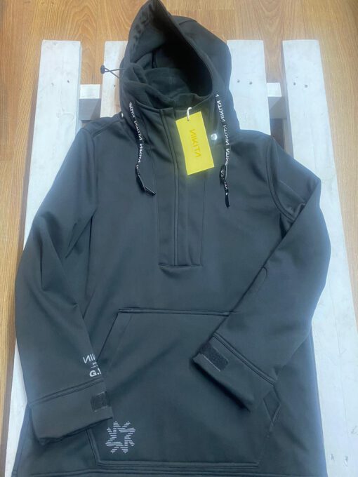 Sudadera Nieve NIKITA Mujer con capucha RADIO HOODIE - WHITE Ref. NMWFRAD-BLK-Black Negra