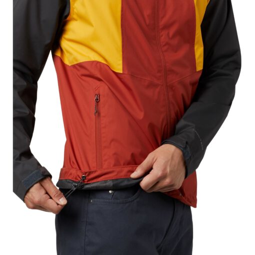 Cortavientos COLUMBIA con capucha y aislamiento para hombre super ligera Inner Limits™ Ref. 1893991835 Roja, mostaza y gris