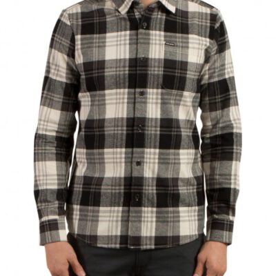 Camisa VOLCOM de Manga larga Hombre FRANELA CUADROS CADEN PLAID CLO Ref. A0531709 cuadros grises y blancos