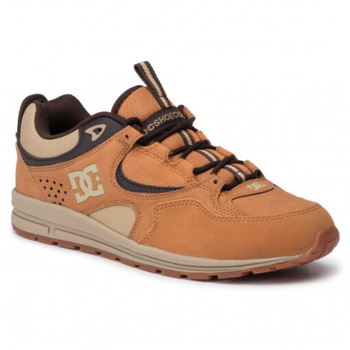 Zapatillas de cuero y gamuza DC SHOES para hombre KALIS LITE SE WHEAT (WE9) Ref. ADYS100382 Marrón claro camel