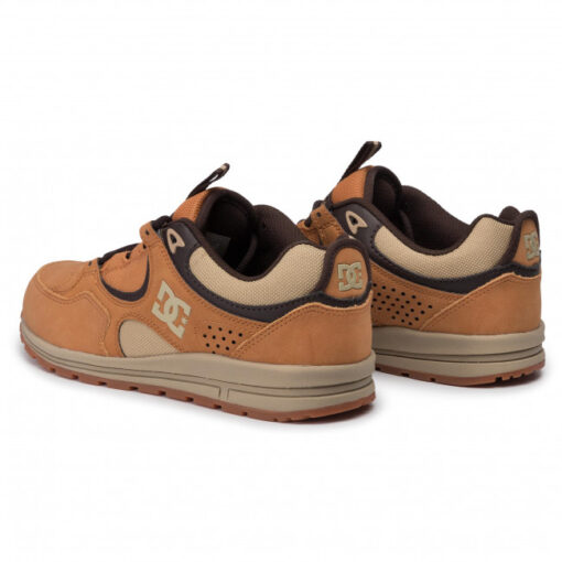 Zapatillas de cuero y gamuza DC SHOES para hombre KALIS LITE SE WHEAT (WE9) Ref. ADYS100382 Marrón claro camel