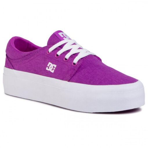 Zapatillas plataforma DC Shoes para mujer de lona TRASE Purple Ref. ADJS300184 Púrpura morado