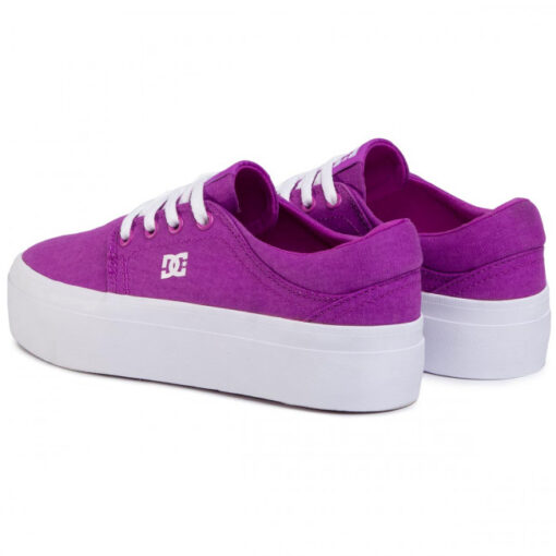 Zapatillas plataforma DC Shoes para mujer de lona TRASE Purple Ref. ADJS300184 Púrpura morado