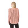 Jersei punto NIKITA Mujer cuello redondo canalé VIK TOP W Café creme Ref. NFWTVIK-CCR Rosa palo