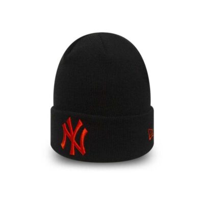 Gorro punto NEW ERA punto Unisex de League Essential New York Yankees Ref. 11794668 negro logo rojo