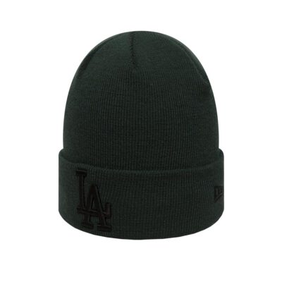 Gorro punto NEW ERA punto Unisex MLB League Essential Cuff LA dark green Ref. 11794669 verde