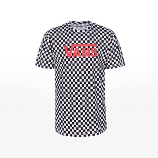 Camiseta Hombre VANS manga corta mn vans classic ref.VN000GGGM74 cuadros ajedres blanco -negro