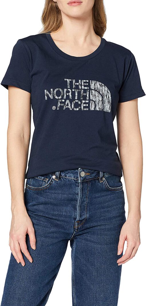Camiseta Mujer THE NORTH FACE manga corta entallada urban navy T0C256H2G azul marina