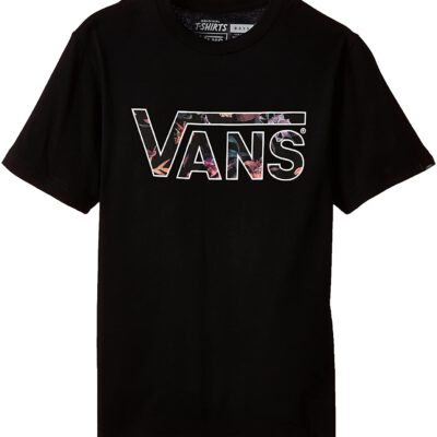 Camiseta manga Corta niño VANS by classic logo fill bloom ref. V2R2H7K negra