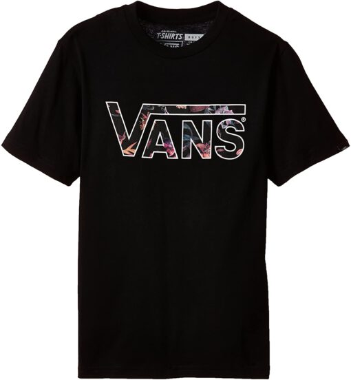 Camiseta manga Corta niño VANS by classic logo fill bloom ref. V2R2H7K negra