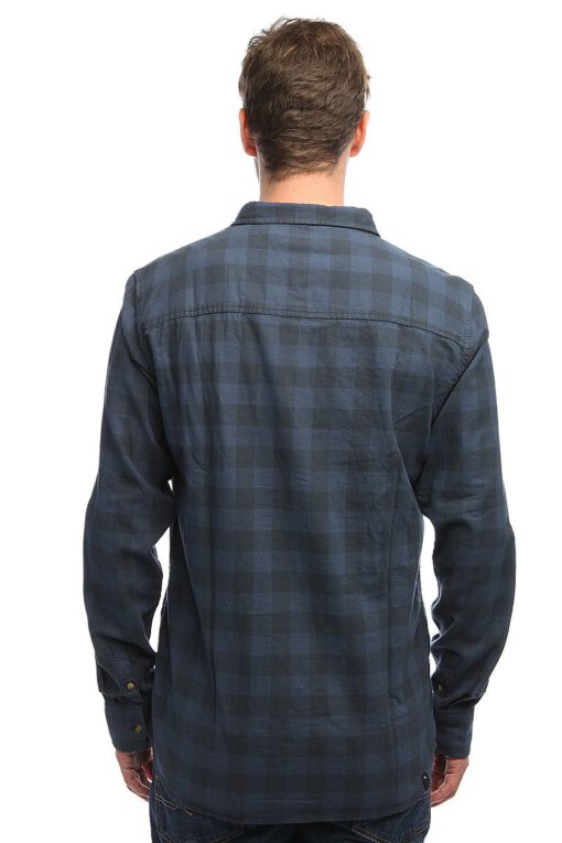 Camisa RIP CURL de Manga Larga franela Hombre Check Shirt Long Sleeve Shirt charcoal grey Ref. CSHDR4 cuadros grises