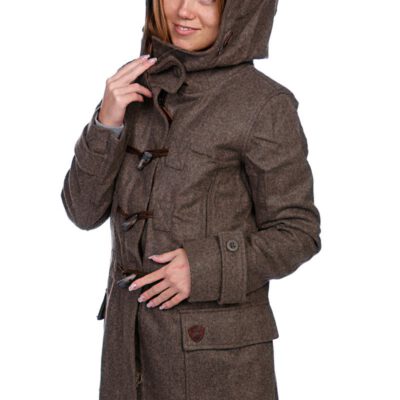 Chaqueta abrigo ROXY con capucha para Mujer SEA DEER DARK HEATHER GREY Ref. WPWJK173-DHG Gris