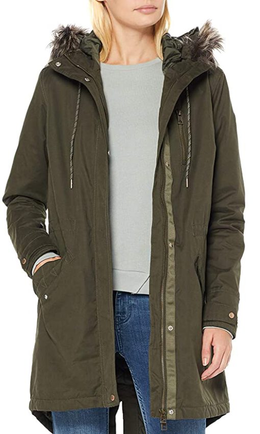 Chaqueta abrigo O'NEILL con capucha para Mujer Relaxed Parka Forest Night Ref. 8P6004 Verde caqui