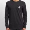 Camiseta Hombre VOLCOM manga larga DEADLY STONE - BLACK Ref. A3631950 logos diamantes manga negra