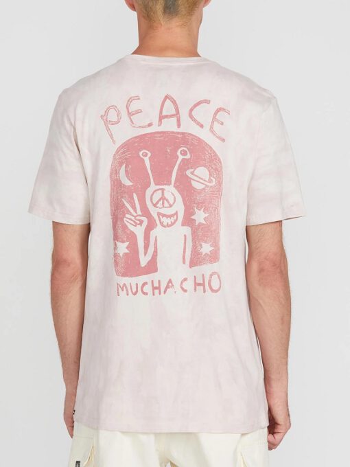 Camiseta Hombre VOLCOM manga corta peace MUCHACHO - SANDSTONE Ref. A4312004 rosa descolorido