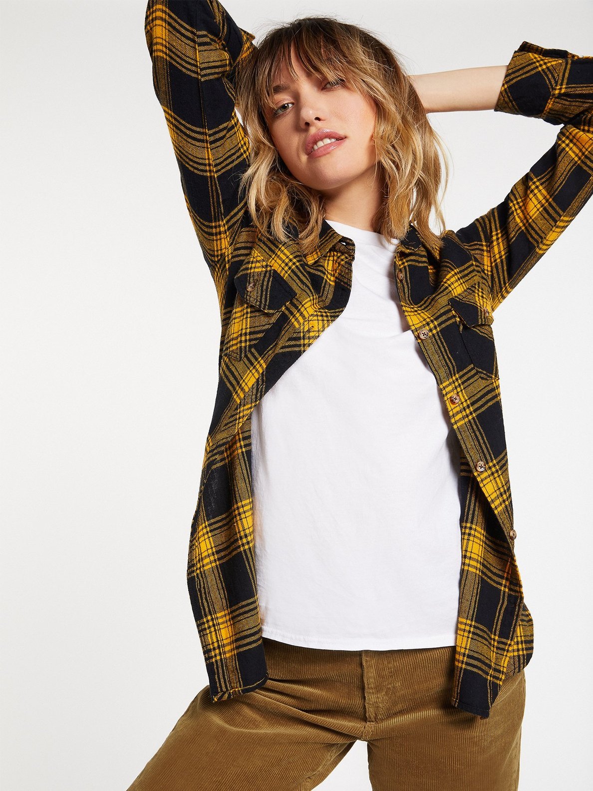 Antorchas entregar garaje Camisa Mujer VOLCOM Franela manga larga GETTING RAD PLAID – GOLDEN HAZE  Ref. B0531800 cuadros amarillo mostaza | Martimpe Berart - Tienda de Moda  en Gausach, Vielha, Valle de Aran