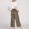 Pantalón volcom acampanado Mujer ARMY WHALER WIDE LEG - ARMY GREEN COMBO Ref. B1112000 verde caqui