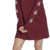 Vestido sudadera volcom Mujer cuello redondo WHAT A TRIP Maaron Ref. B1311917 Granate logo mangas