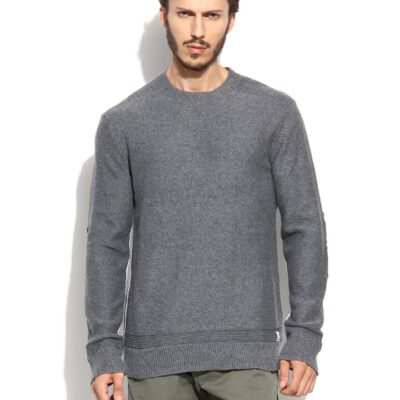 Jersei punto QUIKSILVER hombre cuello redondo The Knit Crew Ref. EQYSW03025 gris