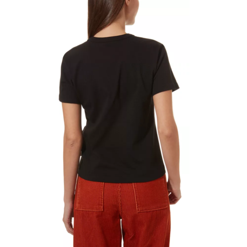 Camiseta Mujer VANS manga corta BOOM BOOM UNITY BLACK Ref. VN0A47W6BLK negra logo blanco