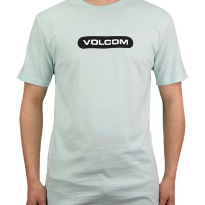 Camiseta Hombre VOLCOM manga corta NEW EURO SS Ref. A3512051 Verde agua logo pecho