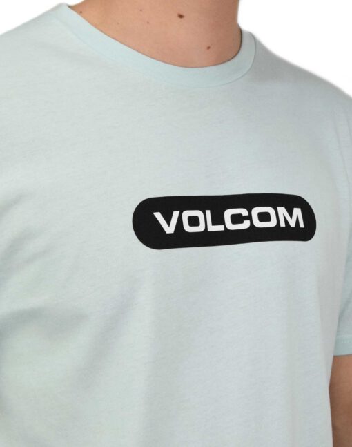 Camiseta Hombre VOLCOM manga corta NEW EURO SS Ref. A3512051 Verde agua logo pecho