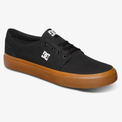 Zapatillas de lona DC SHOES para hombre TRASE TX Black/Gum Ref. ADYS300656 Negro/goma