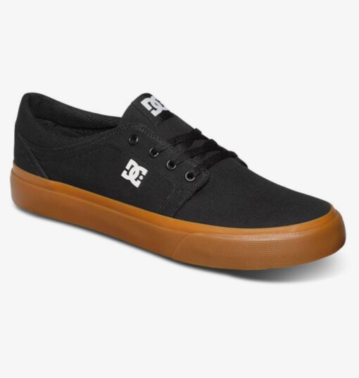 Zapatillas de lona DC SHOES para hombre TRASE TX Black/Gum Ref. ADYS300656 Negro/goma