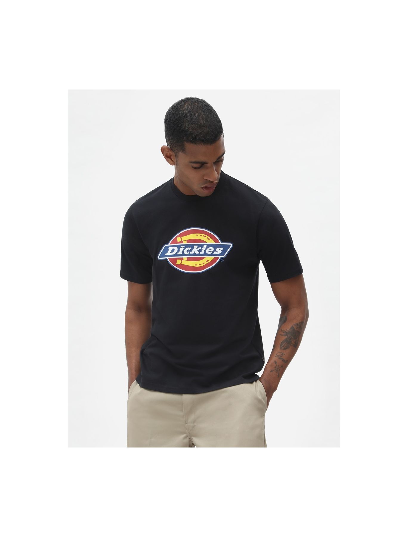 Sudadera Sin Capucha Dickies Icon Hombre Negro