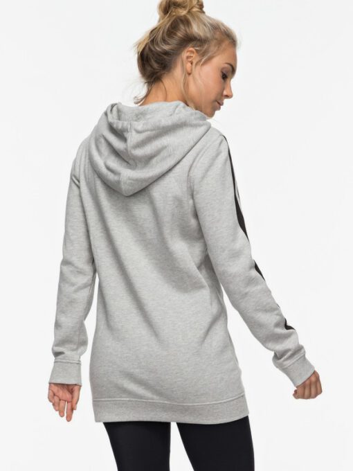 Sudadera larga ROXY con capucha para Mujer I Suit You HERITAGE HEATHER (sgrh) Ref. ERJFT03629 gris