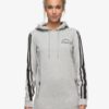 Sudadera larga ROXY con capucha para Mujer I Suit You HERITAGE HEATHER (sgrh) Ref. ERJFT03629 gris