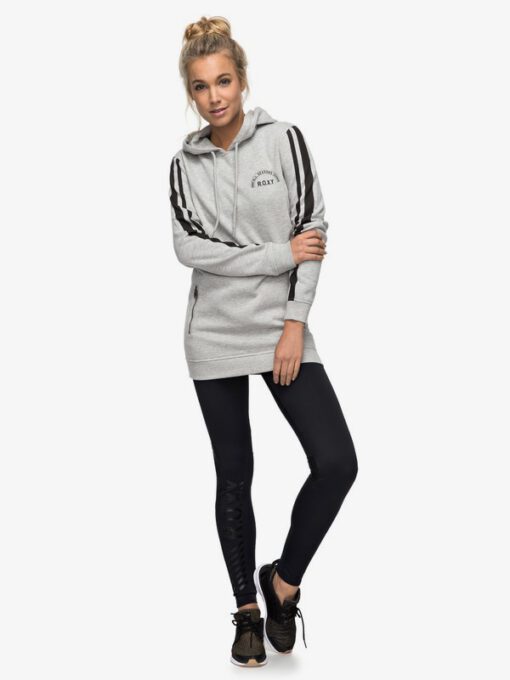 Sudadera larga ROXY con capucha para Mujer I Suit You HERITAGE HEATHER (sgrh) Ref. ERJFT03629 gris