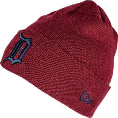 Gorro punto NEW ERA punto Unisex Detroit Tigers League Essential Cuff Cardinal/Navy Ref. 11794701 Rojo logo marino