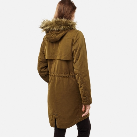 Parka Mujer Capucha Pelo