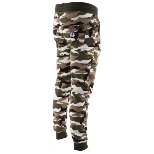 Pantalón chándal Jott Hombre 4926/276 Santiago pantalón molleton Army Print sport Justoverthetop Camuflaje verde